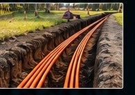 Underground fiber backbone installation