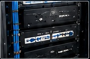 Commercial network rack installation